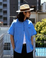 【CHALLENGER】STRIPE MECHANIC SHIRTSを使用したスタイリング