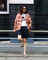 【MINEDENIM】 R.Flannel Ombre Open Collar SH