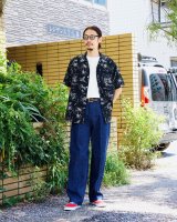【OLD JOE】 ORIGINAL PRINTED OPEN COLLAR SHIRTS (PALM TREE) 