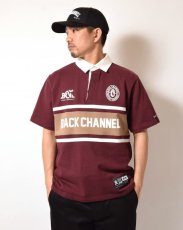 画像3: Back Channel  RUGBY H/S SHIRT (WINE) (3)