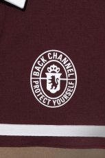 画像2: Back Channel  RUGBY H/S SHIRT (WINE) (2)