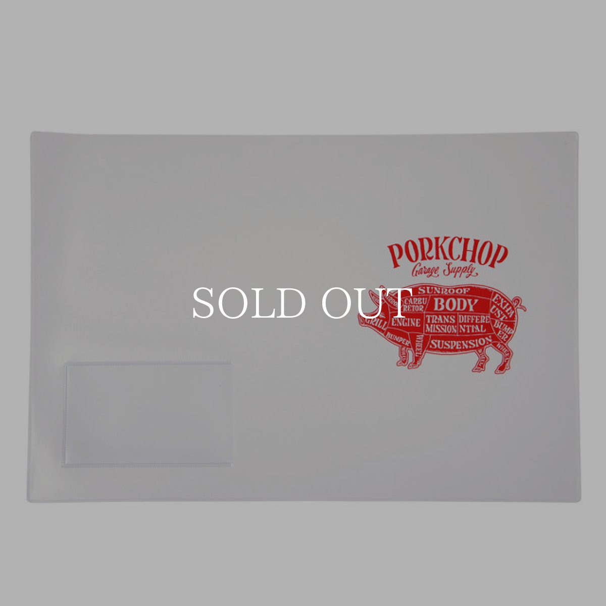 画像2: PORKCHOP GARAGE SUPPLY  OWNERS MANUAL CASE (WHITE) (2)
