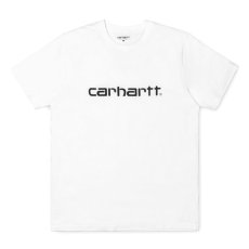 画像1: CARHARTT WIP  S/S SCRIPT T-SHIRT (White/Black) (1)