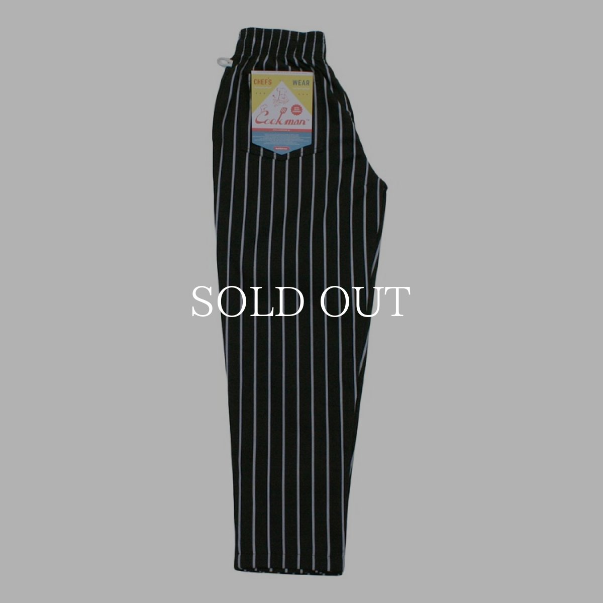 画像2: COOKMAN  Chef Pants Stripe (Black) (2)