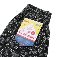 画像4: COOKMAN  Chef Pants Paisley (Black) (4)