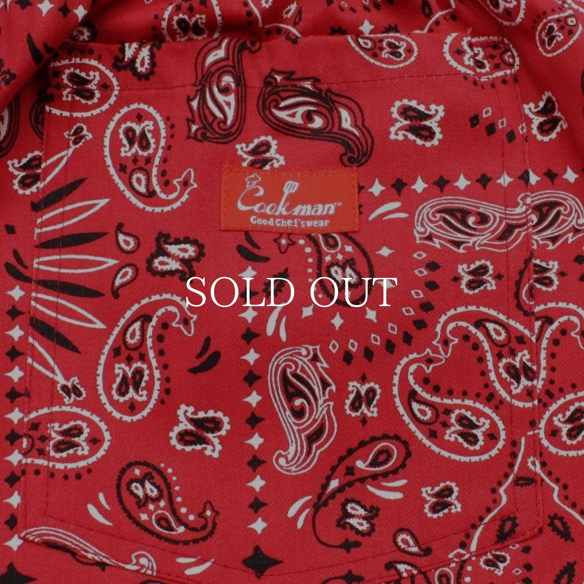 画像6: COOKMAN  Chef Pants Paisley (Red) (6)