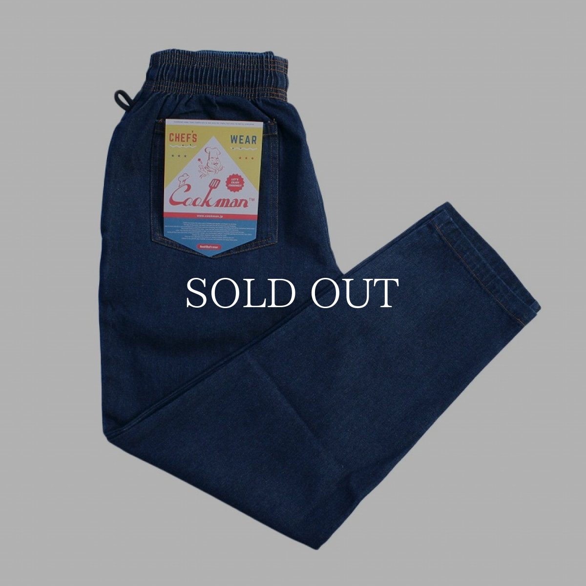 画像1: COOKMAN  Chef Pants Denim (Navy) (1)