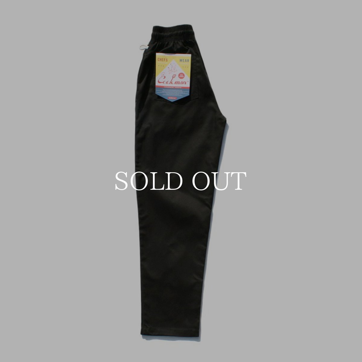 画像2: COOKMAN  Chef Pants (Black) (2)