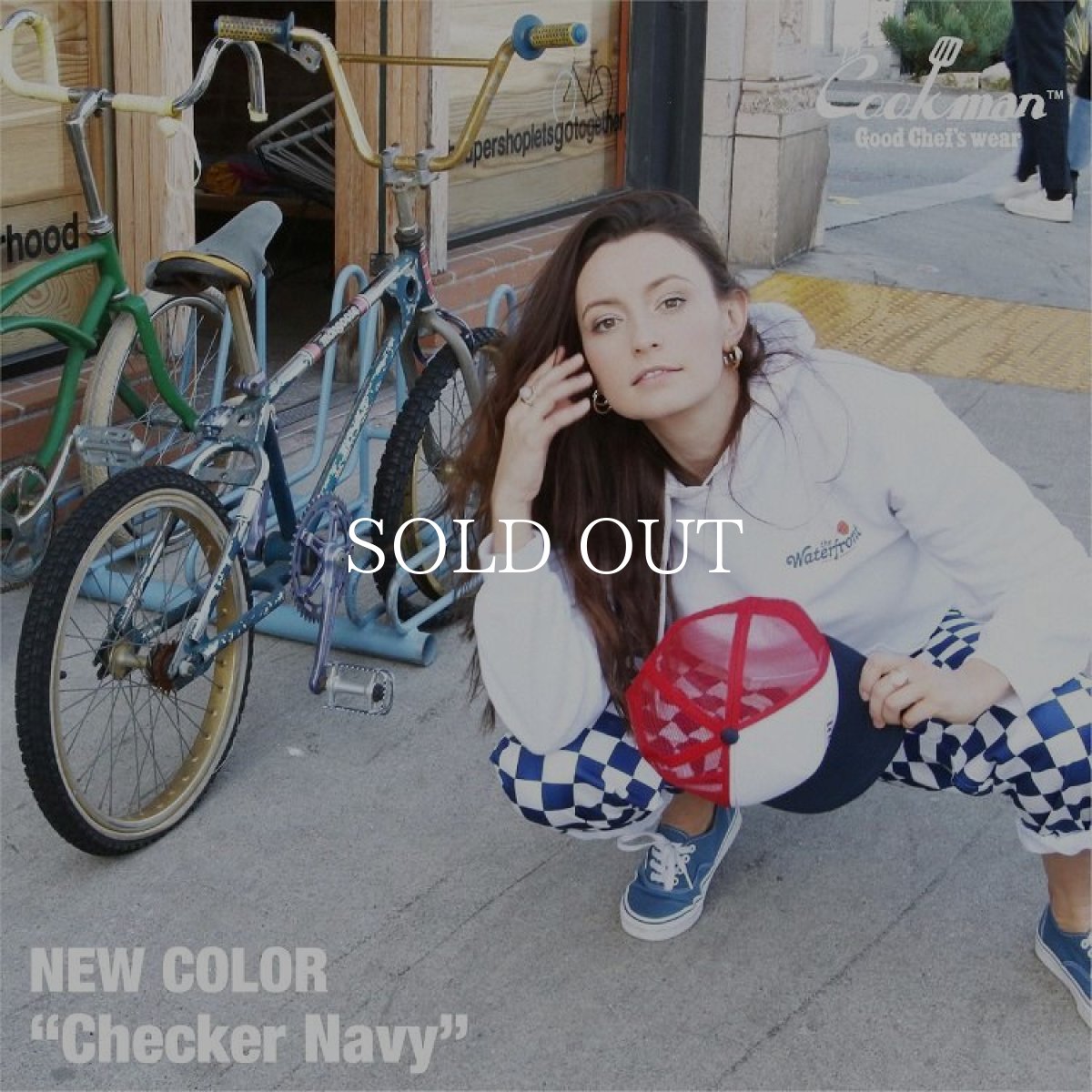 画像10: COOKMAN  Chef Pants Checker (Navy) (10)