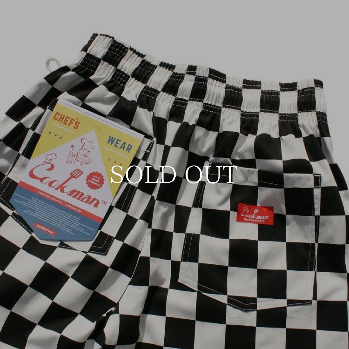 画像5: COOKMAN  Chef Pants Checker (Black) (5)