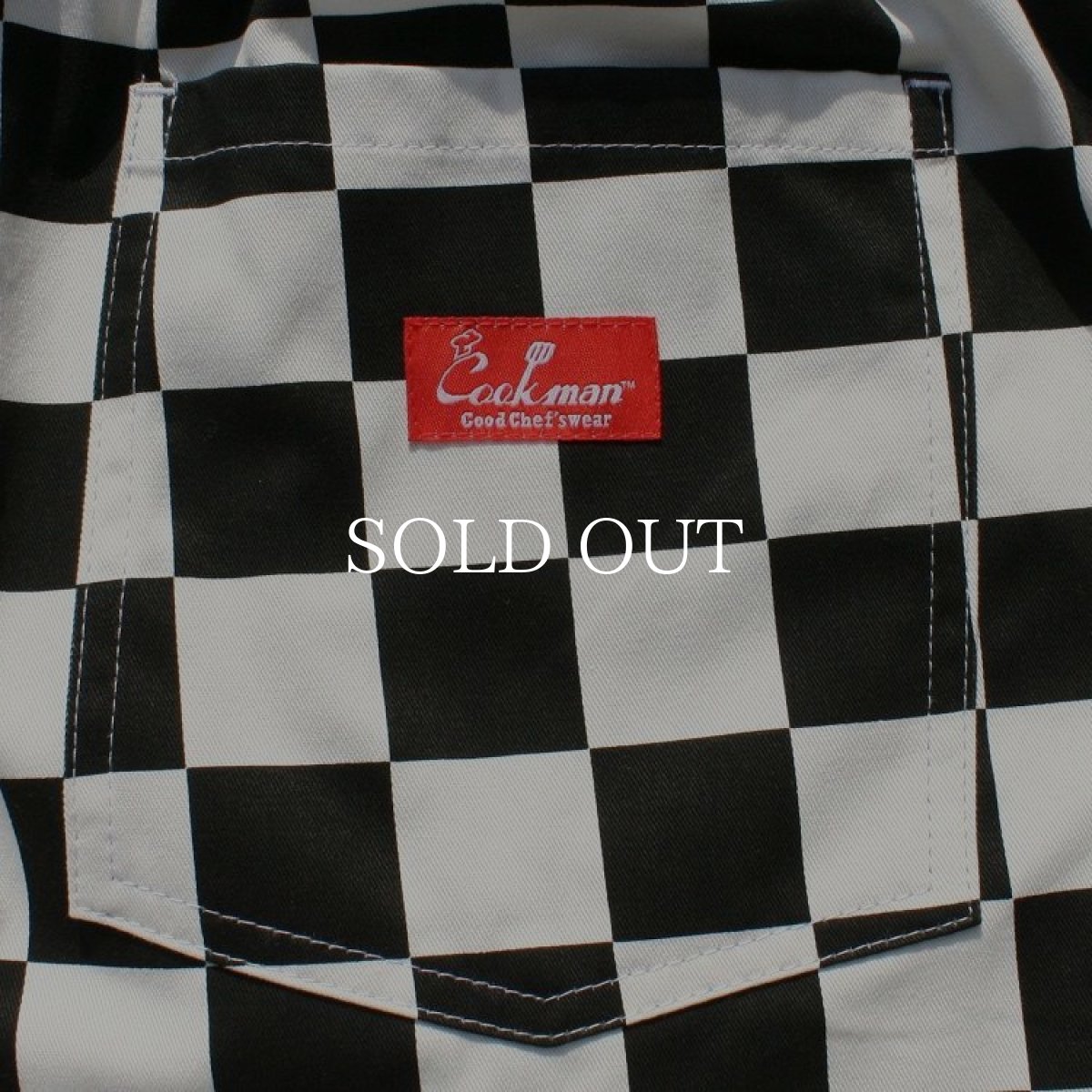 画像6: COOKMAN  Chef Pants Checker (Black) (6)