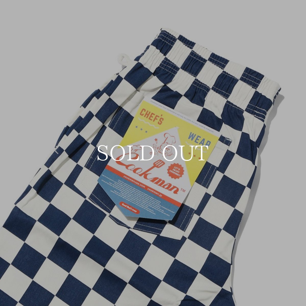 画像4: COOKMAN  Chef Pants Checker (Navy) (4)