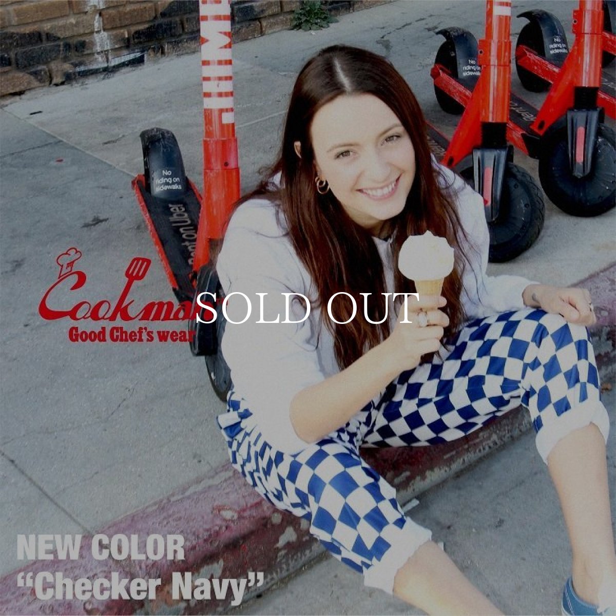 画像11: COOKMAN  Chef Pants Checker (Navy) (11)