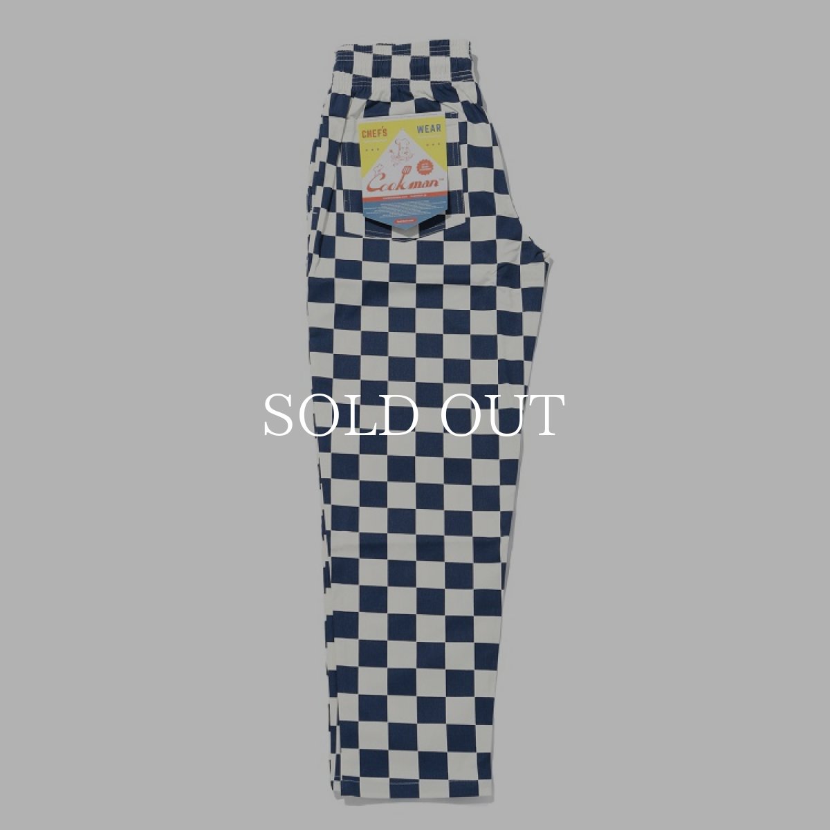 画像2: COOKMAN  Chef Pants Checker (Navy) (2)