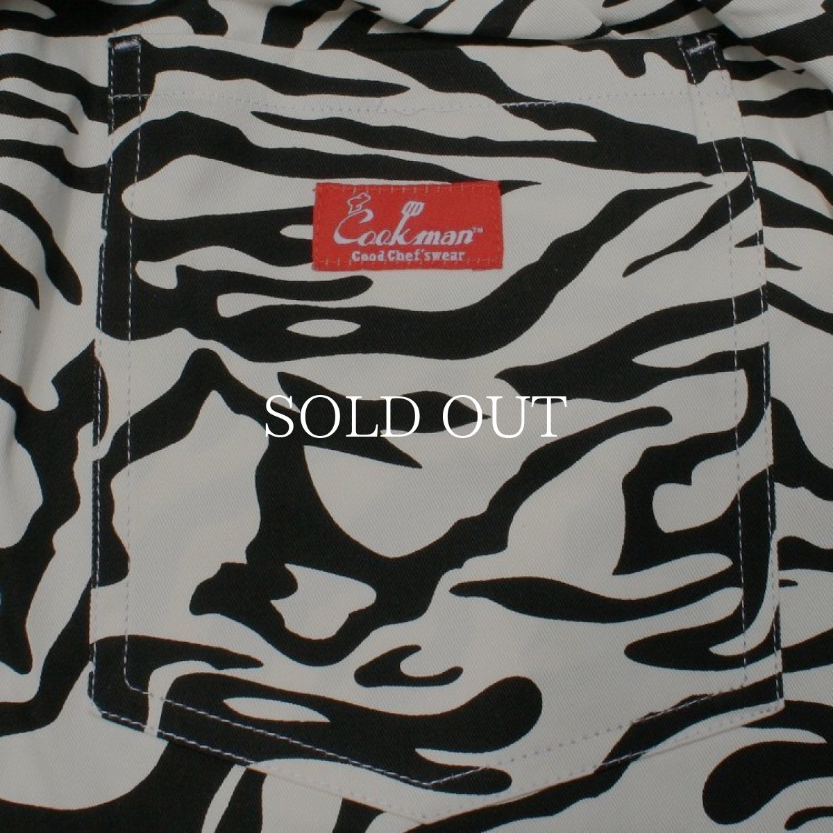 画像6: COOKMAN  Chef Pants ZEBRA (White) (6)