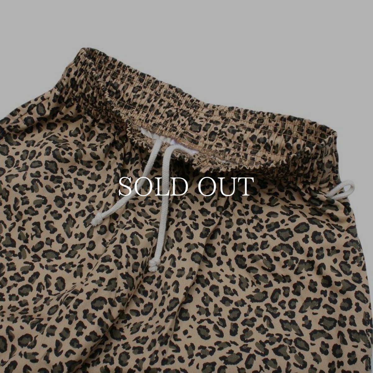 画像6: COOKMAN  Chef Short Pants Leopard (Beige) (6)