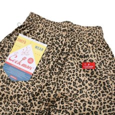 画像4: COOKMAN  Chef Short Pants Leopard (Beige) (4)