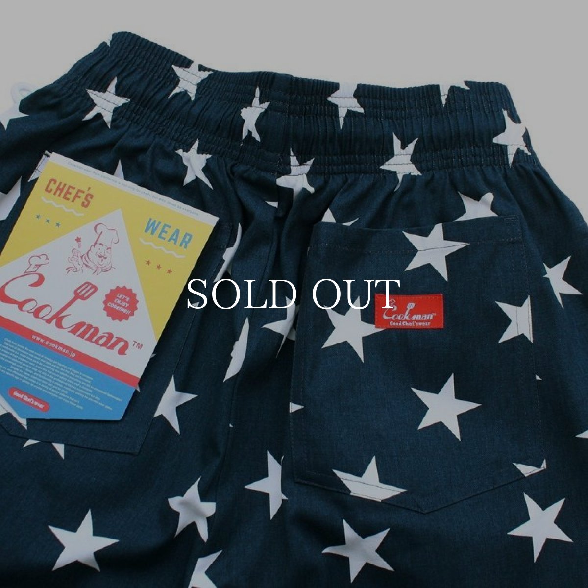 画像4: COOKMAN  Chef Short Pants Star (Navy) (4)
