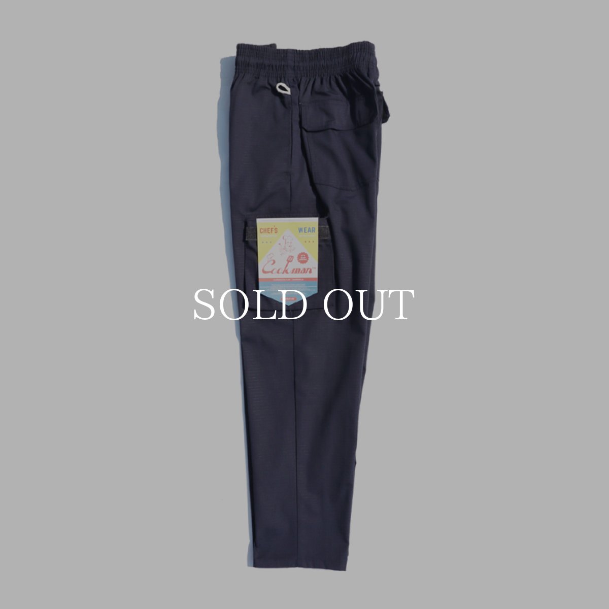 画像2: COOKMAN  Chef Pants Cargo Ripstop Navy (Navy) (2)