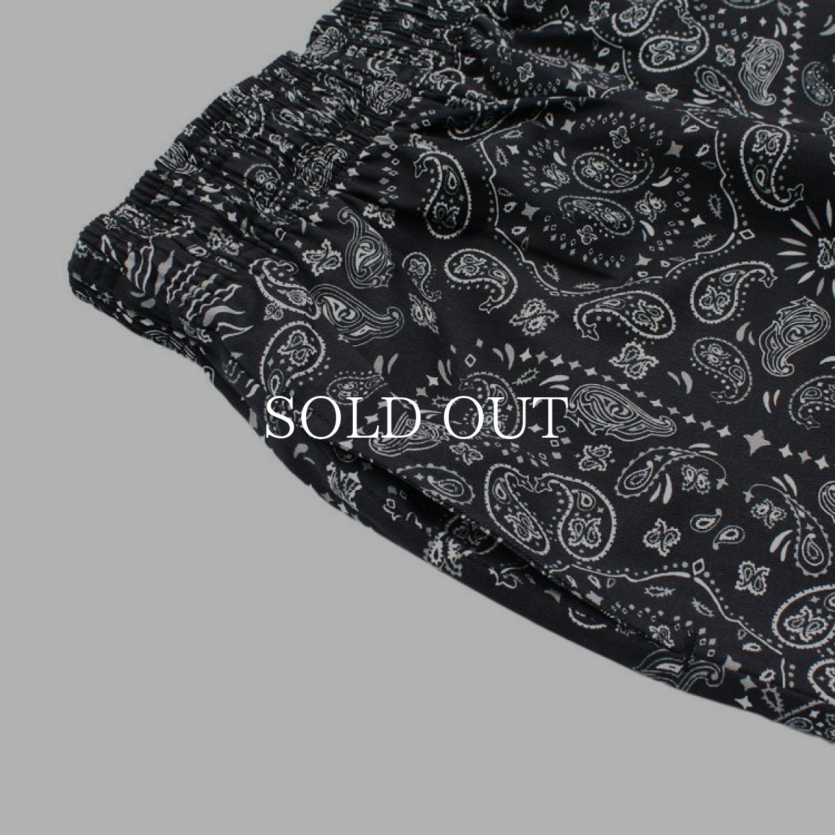 画像9: COOKMAN  Chef Short Pants Paisley (Black) (9)