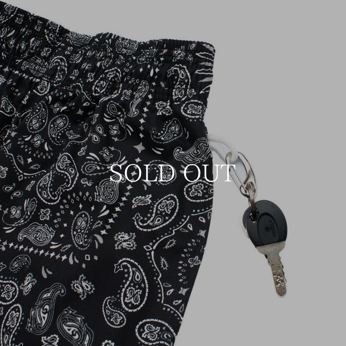 画像8: COOKMAN  Chef Short Pants Paisley (Black) (8)