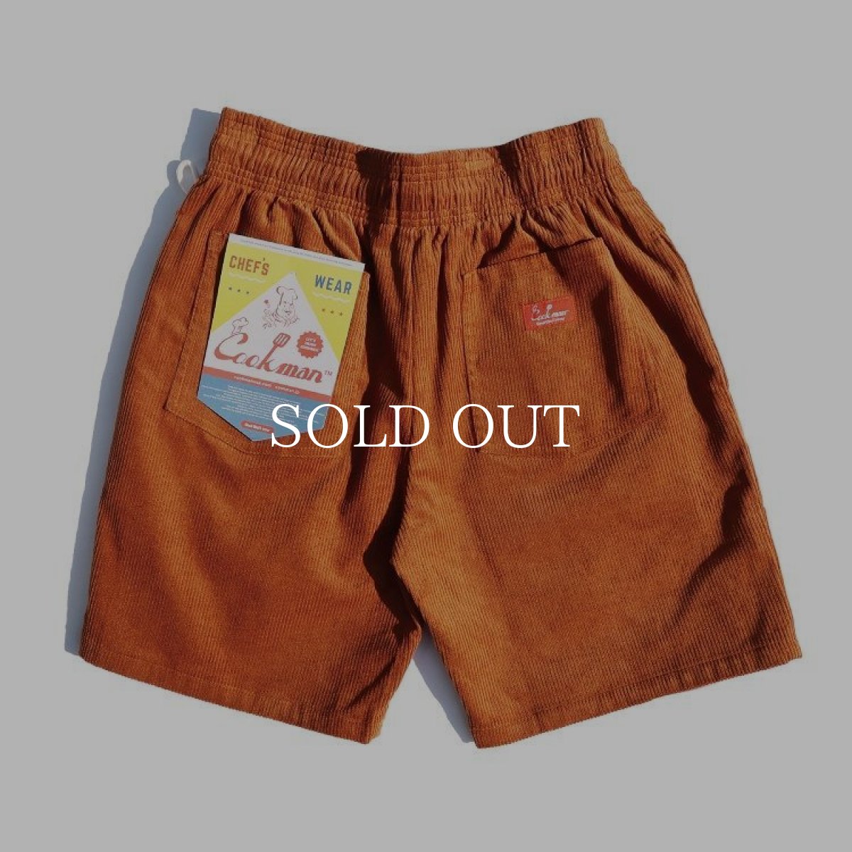 画像3: COOKMAN  Chef Short Pants Corduroy (Brown) (3)