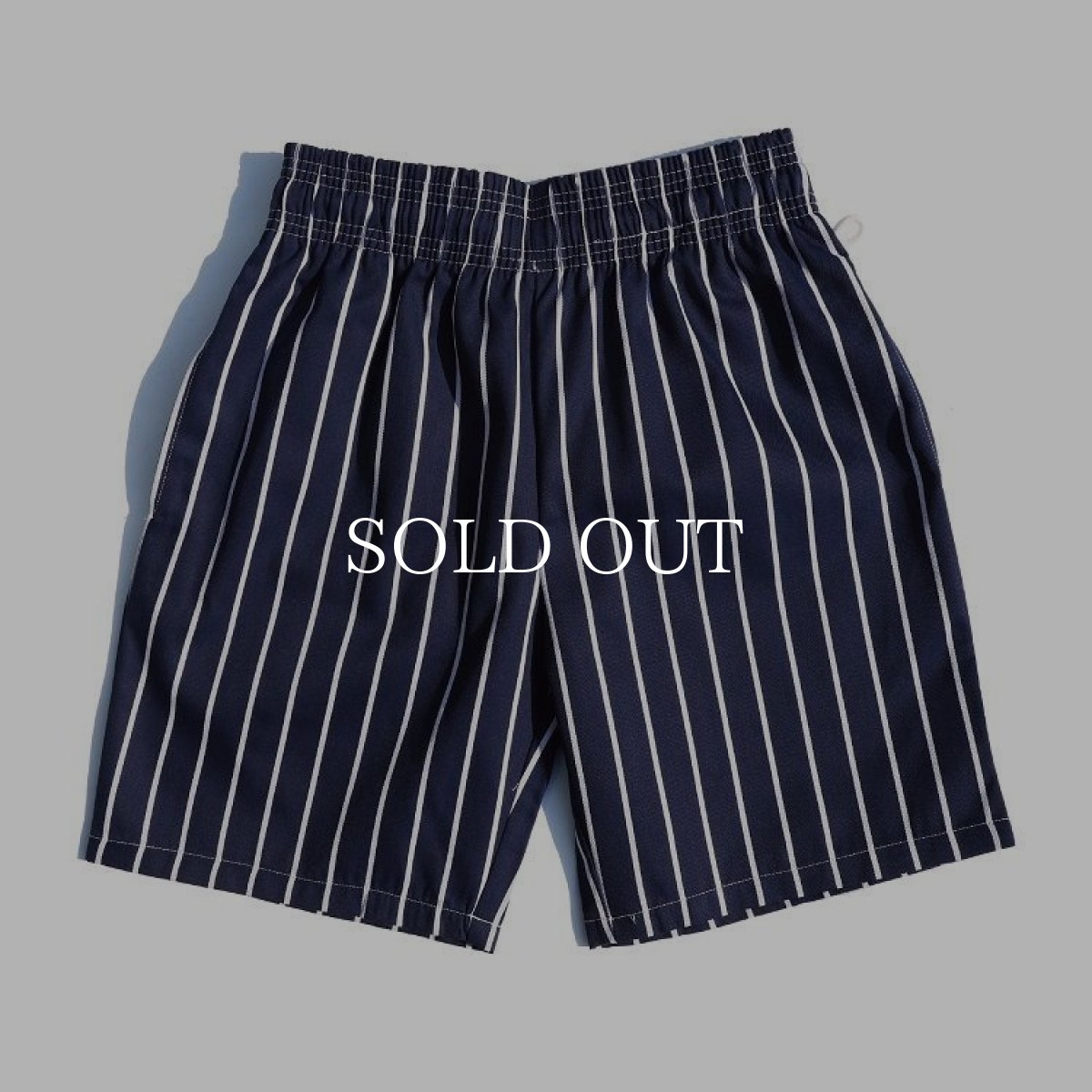 画像2: COOKMAN  Chef Short Pants Stripe (Navy) (2)