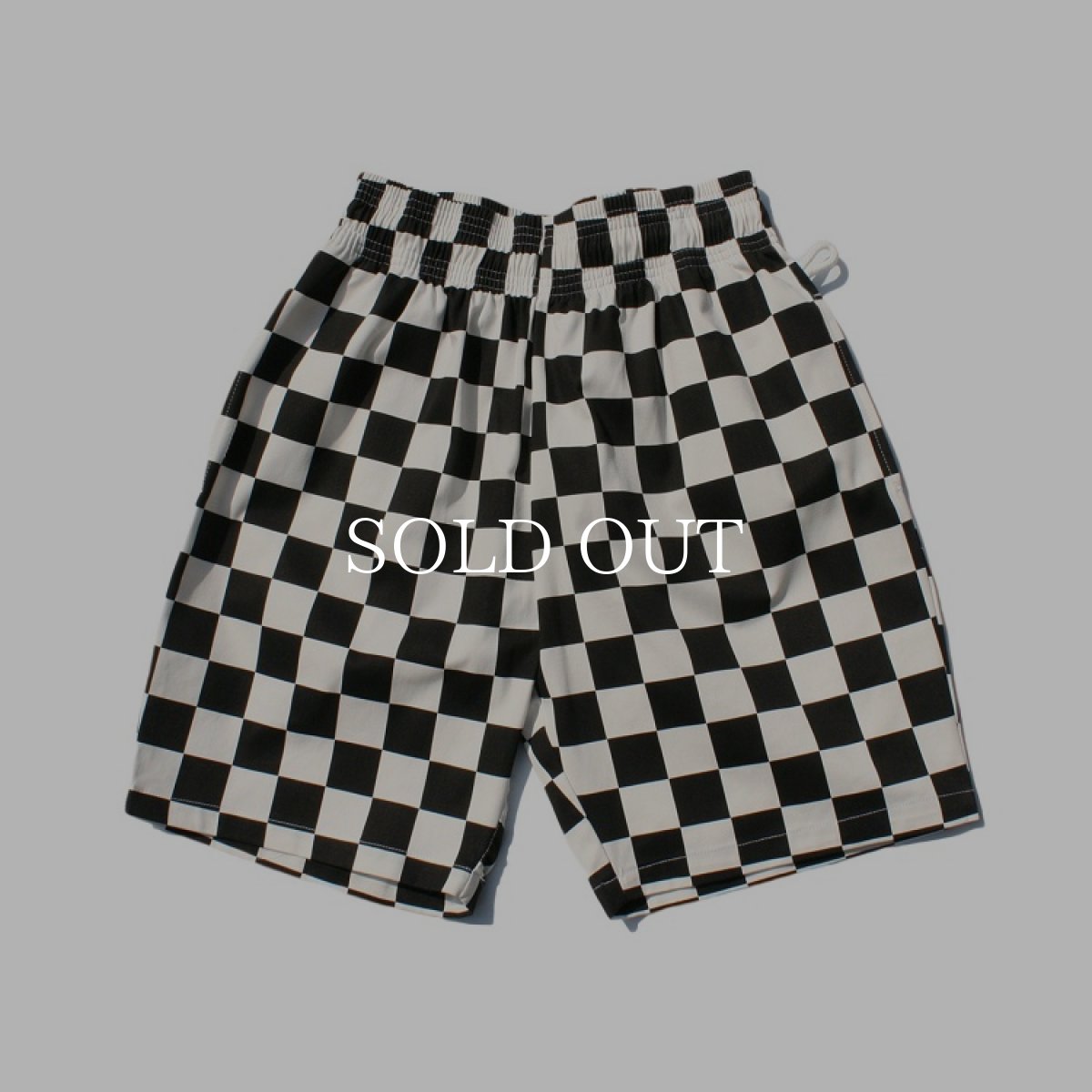 画像5: COOKMAN  Chef Short Pants Checker  (Black) (5)