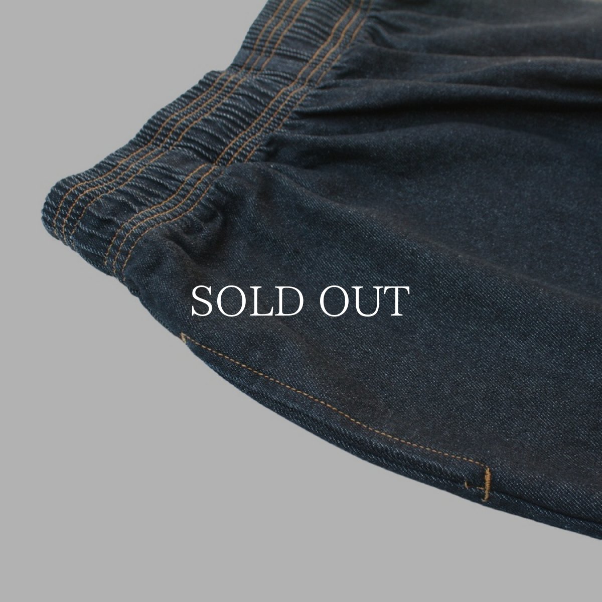 画像9: COOKMAN  Chef Pants Big Denim (Black) (9)