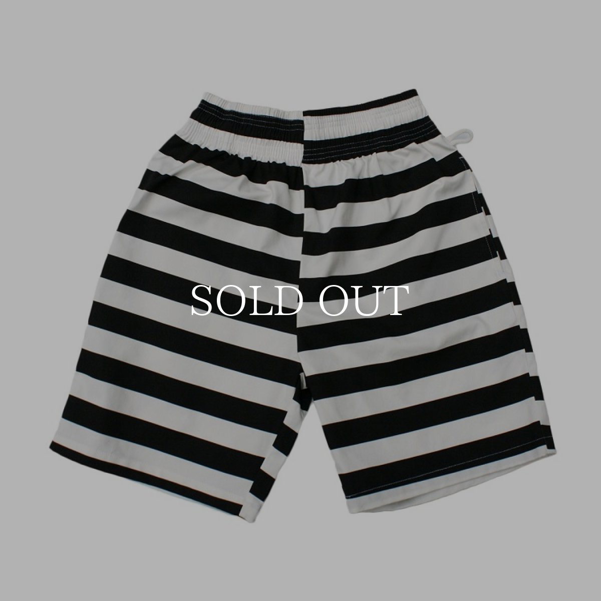 画像2: COOKMAN  Chef Short Pants Border  (Black) (2)
