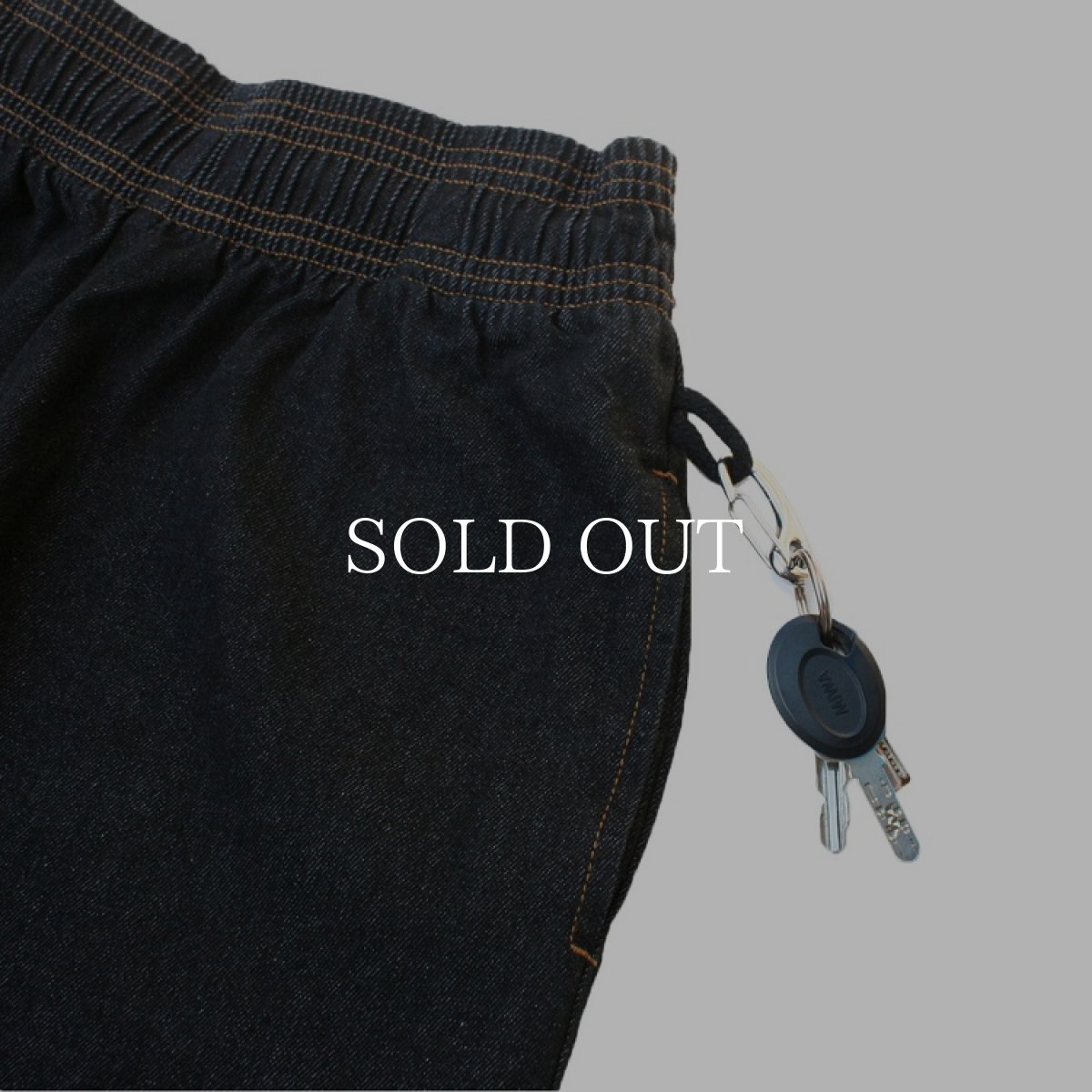 画像8: COOKMAN  Chef Pants Big Denim (Black) (8)