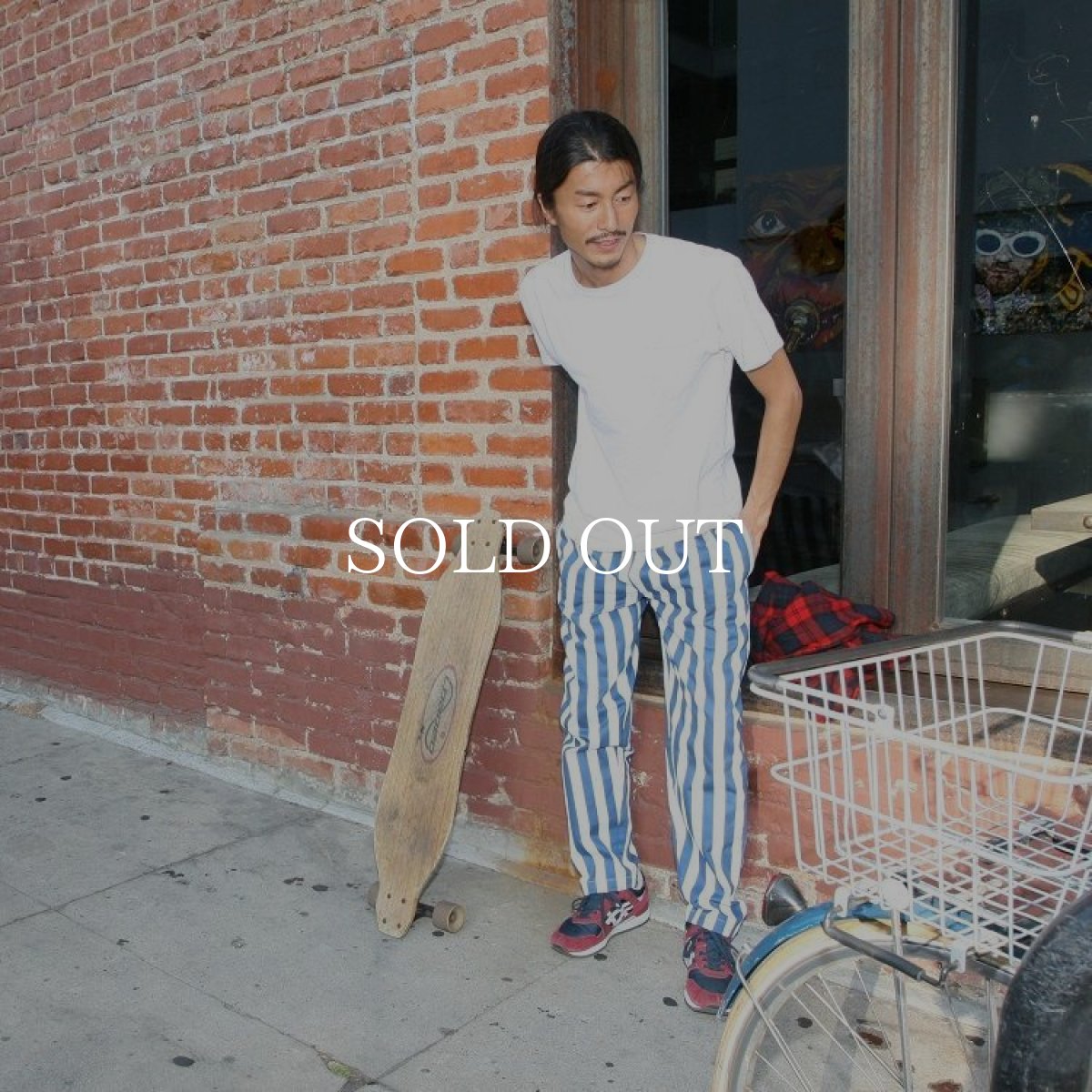 画像10: COOKMAN  Chef Pants Wide Stripe (Navy) (10)