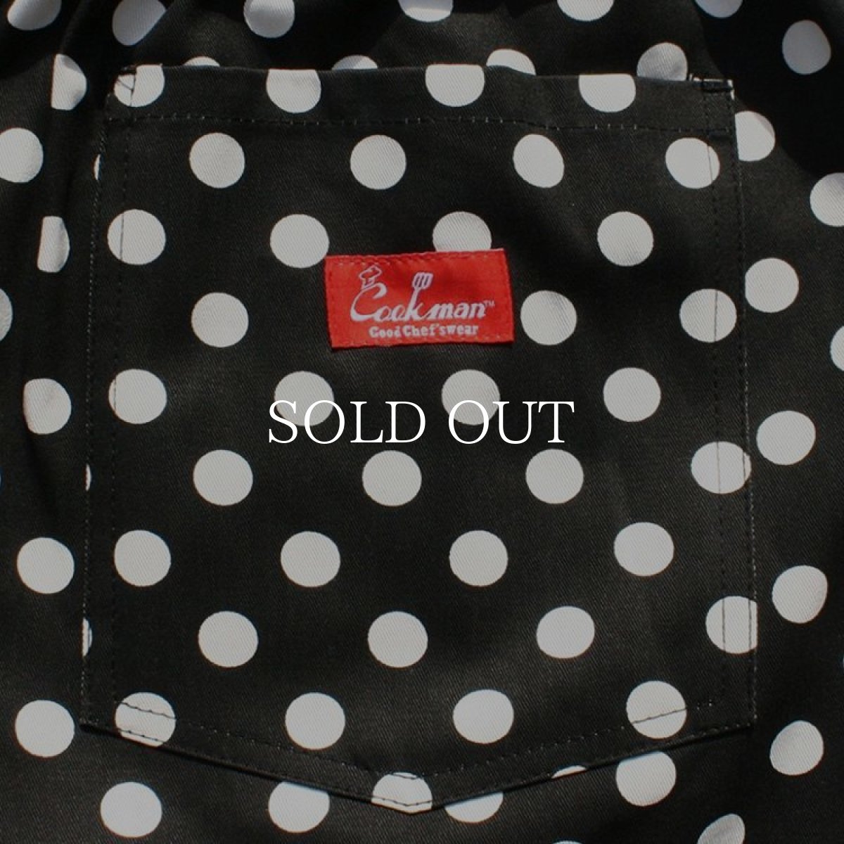 画像6: COOKMAN  Chef Short Pants Dots (Black) (6)