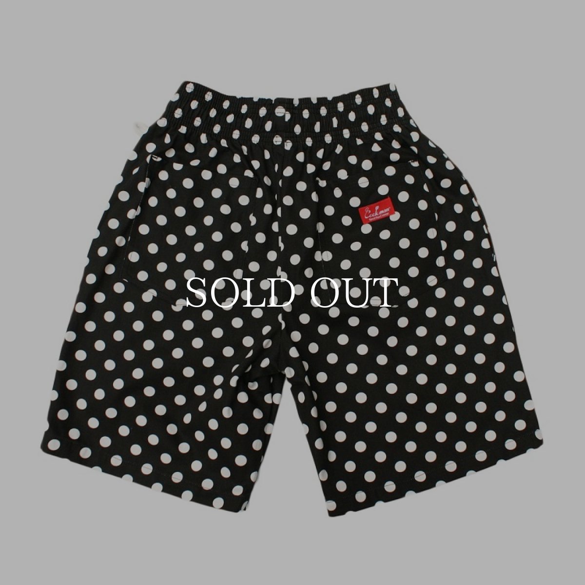 画像3: COOKMAN  Chef Short Pants Dots (Black) (3)