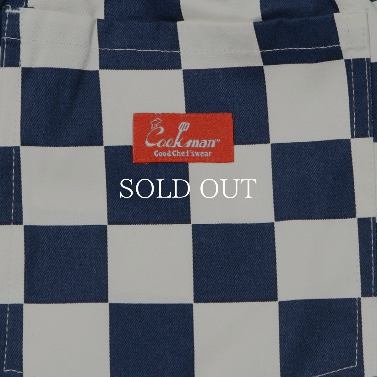 画像5: COOKMAN  Chef Short Pants Checker  (Navy) (5)