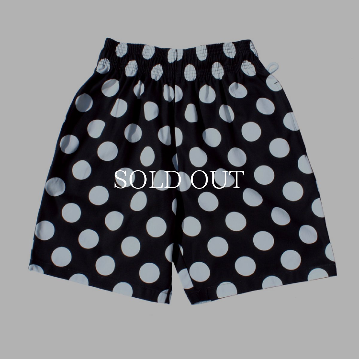 画像2: COOKMAN  Chef Short Pants Big dots (Black) (2)