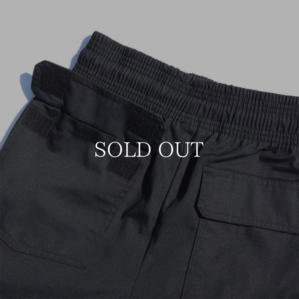 画像7: COOKMAN  Chef Pants Cargo Ripstop Black (7)