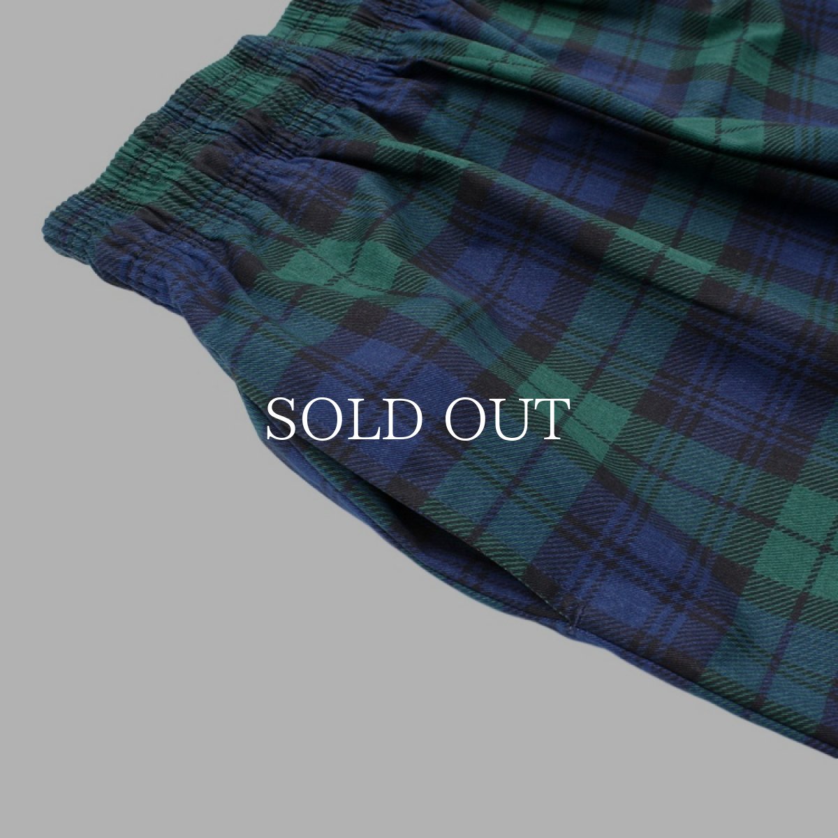 画像8: COOKMAN  Chef Short Pants Black Watch Check (Navy) (8)