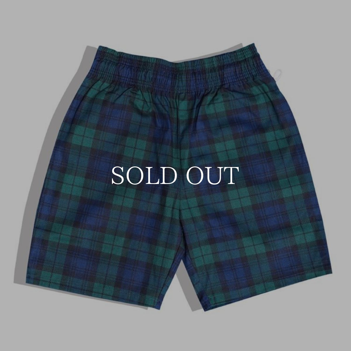 画像2: COOKMAN  Chef Short Pants Black Watch Check (Navy) (2)