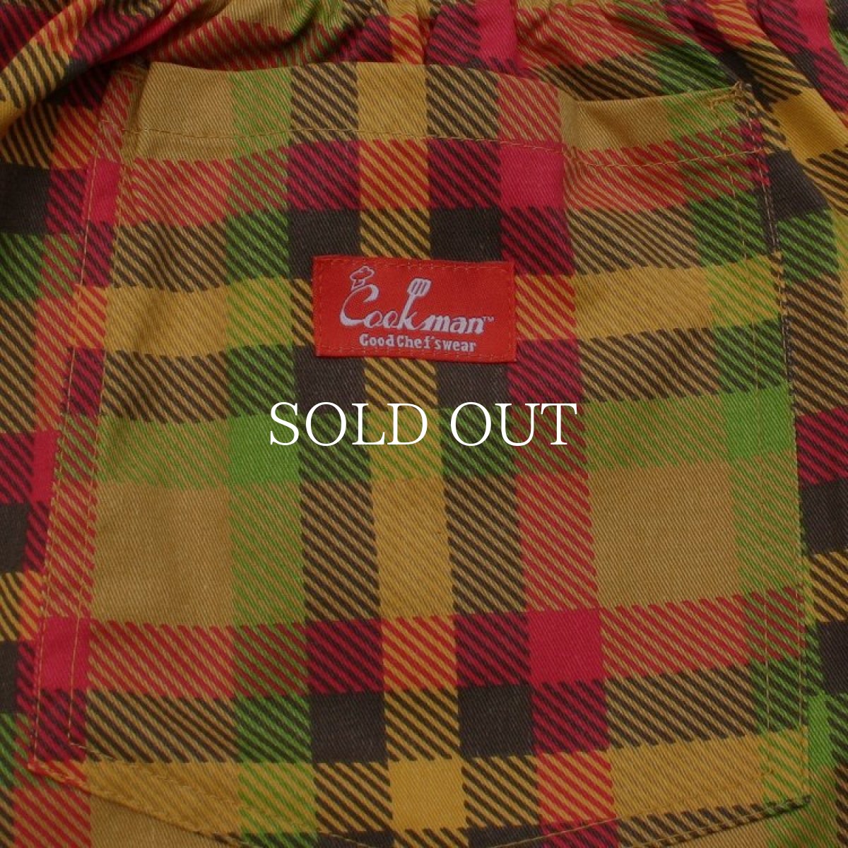 画像5: COOKMAN  Chef Short Pants Burger Check (Multi) (5)