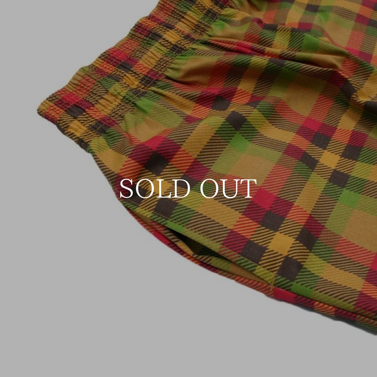 画像8: COOKMAN  Chef Short Pants Burger Check (Multi) (8)