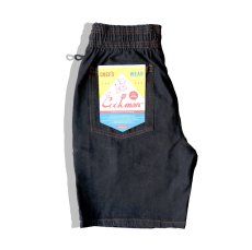 画像1: COOKMAN  Chef Short Pants Denim (Black) (1)