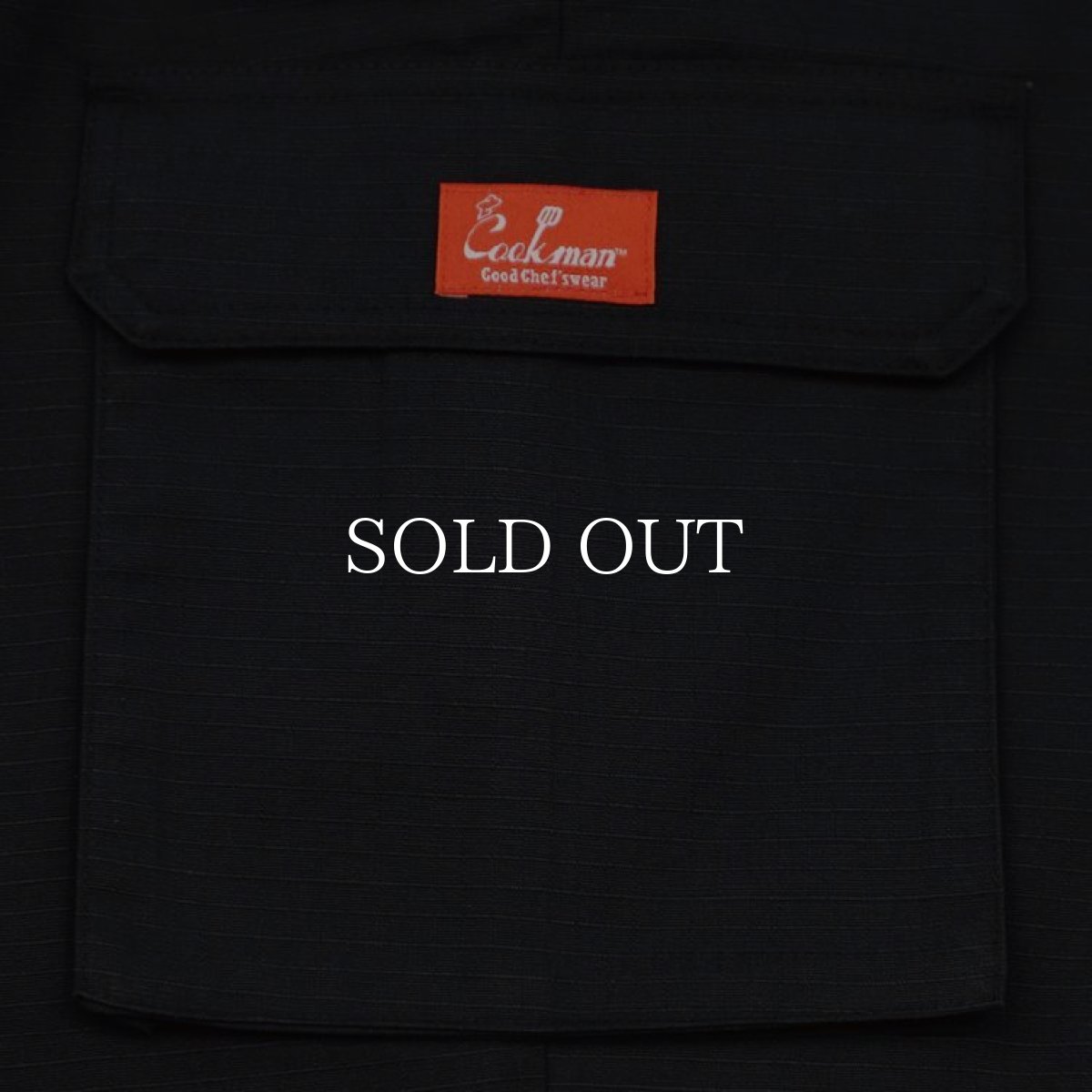 画像8: COOKMAN  Chef Pants Cargo Ripstop Black (8)