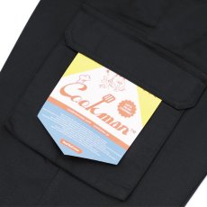 画像3: COOKMAN  Chef Pants Cargo Ripstop Black (Black) (3)