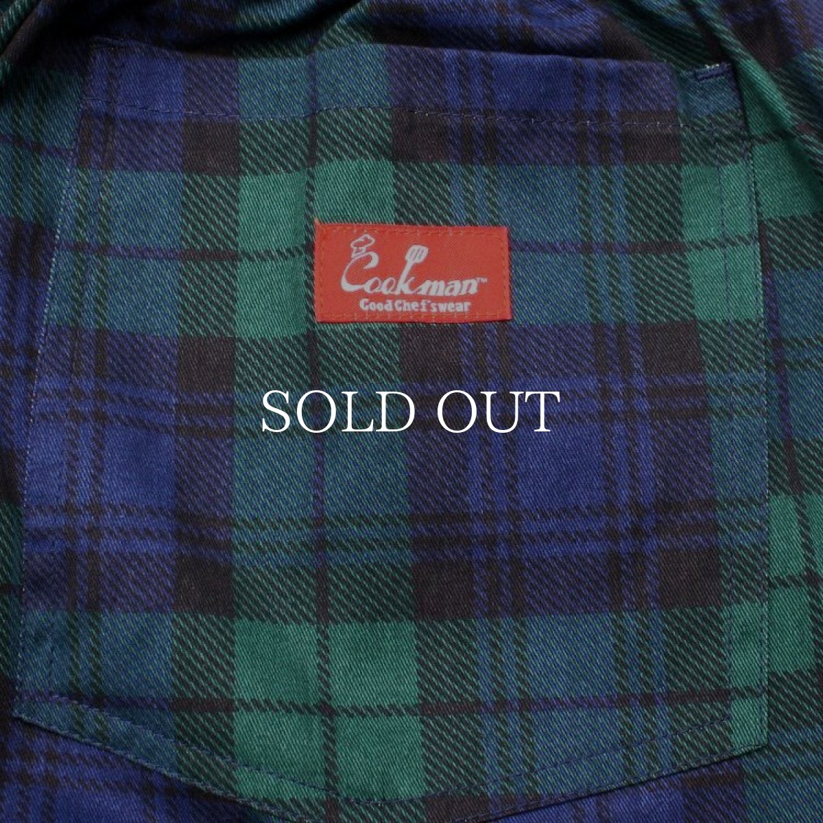 画像5: COOKMAN  Chef Short Pants Black Watch Check (Navy) (5)