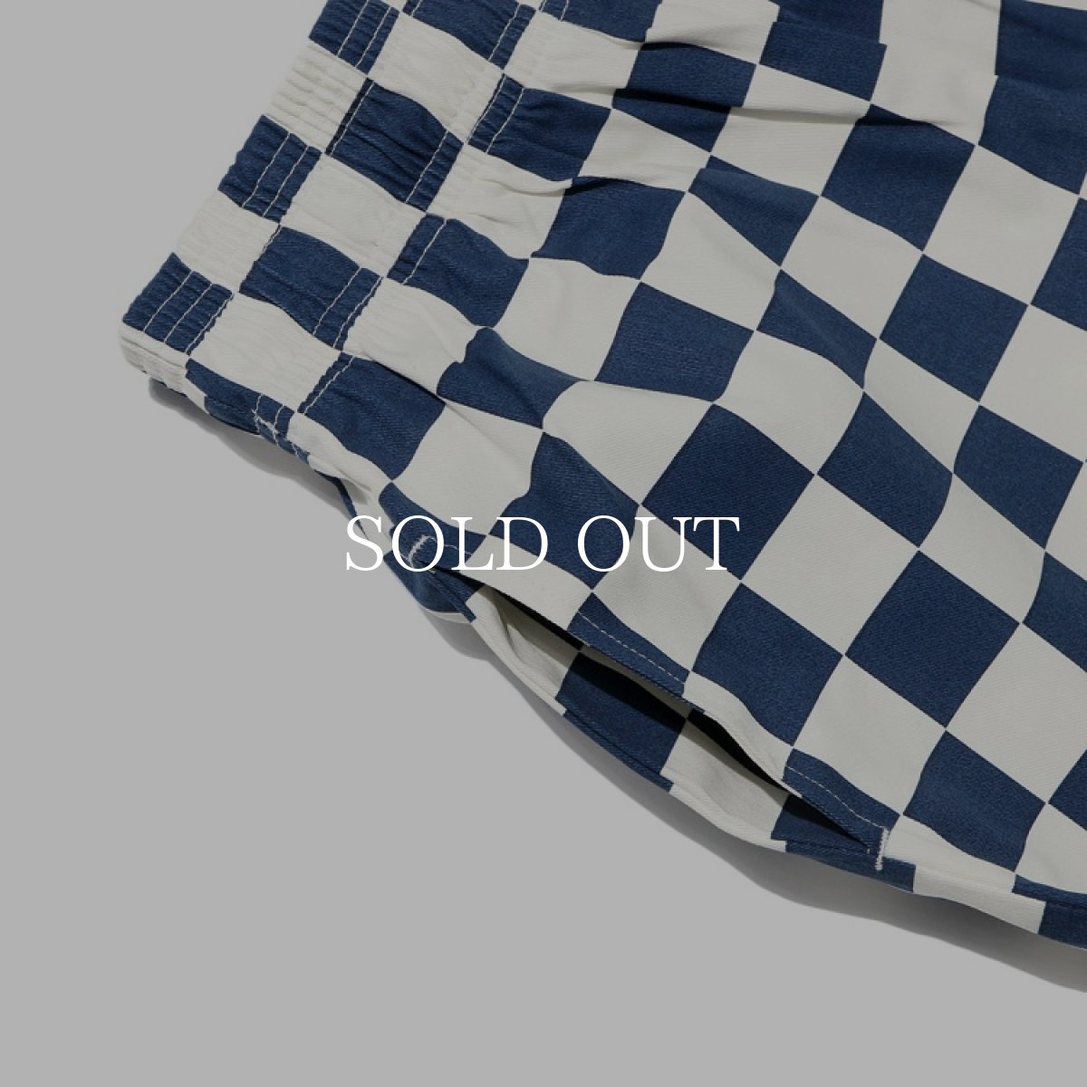 画像8: COOKMAN  Chef Short Pants Checker  (Navy) (8)