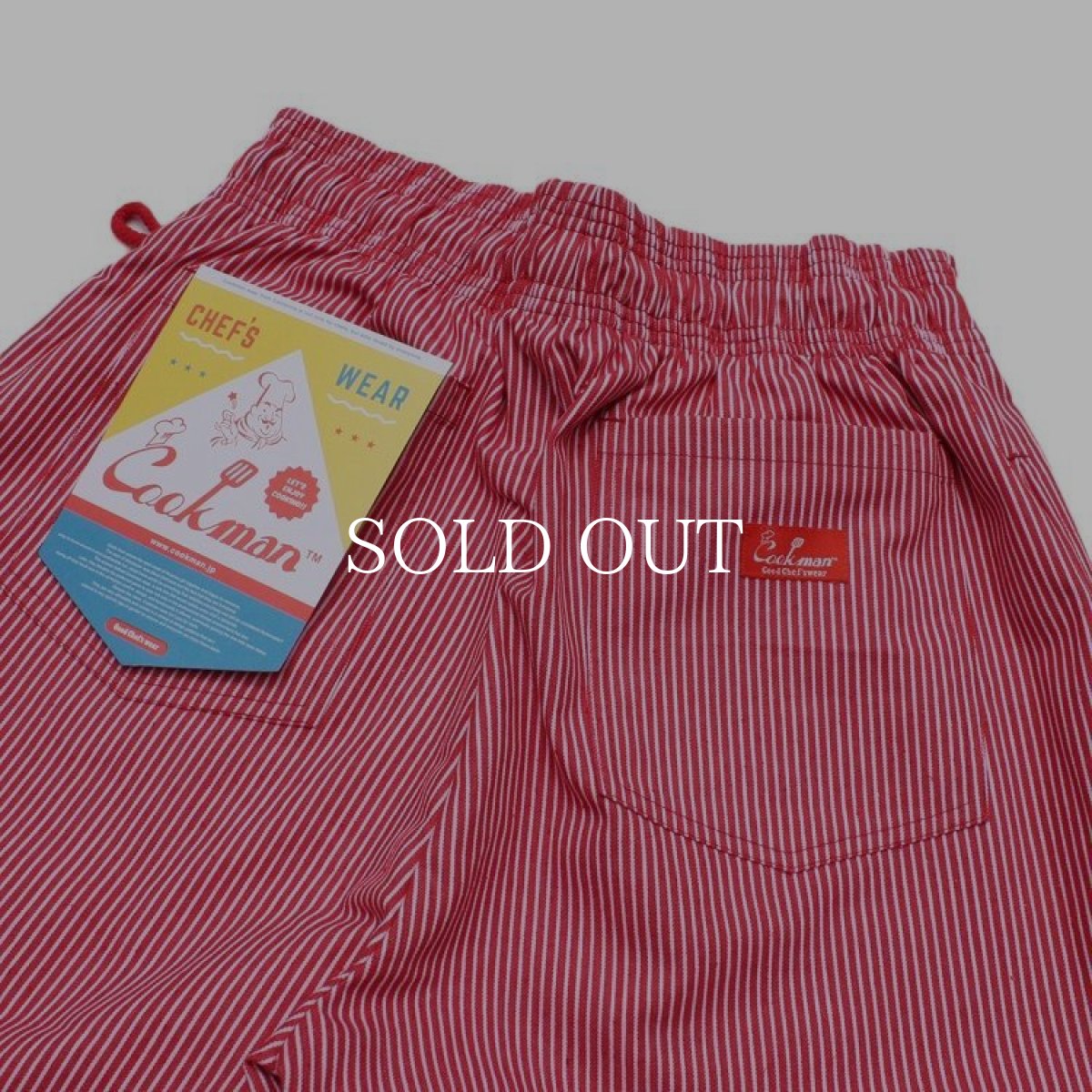 画像5: COOKMAN  Chef Pants Hickory (Red) (5)