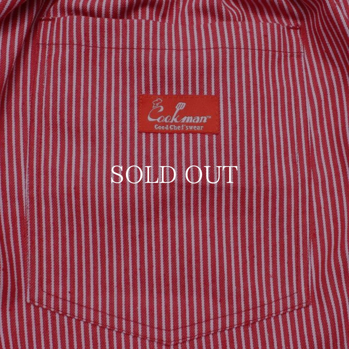 画像6: COOKMAN  Chef Pants Hickory (Red) (6)