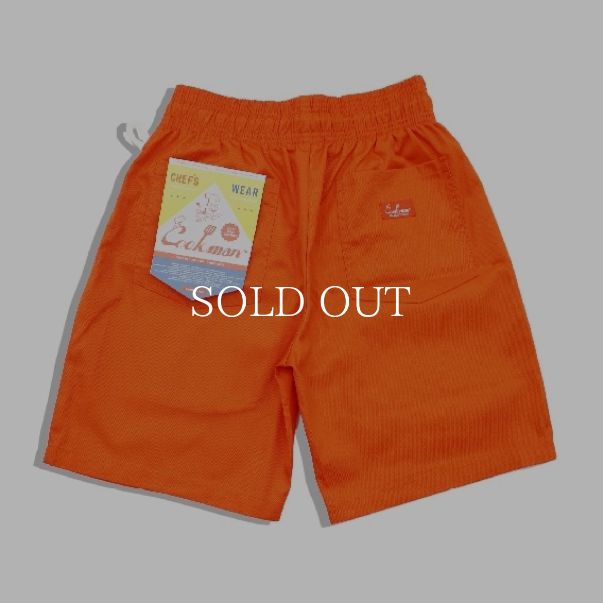 画像2: COOKMAN  Chef Short Pants (Orange) (2)