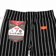 画像4: COOKMAN  Bartender's Pants Stripe (Black) (4)